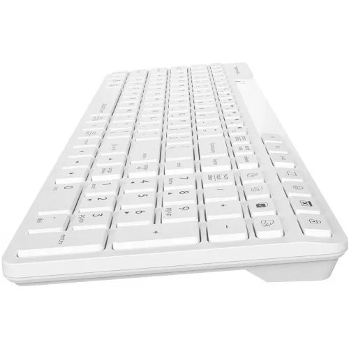 Клавиатура A4Tech FBK27C AS белый USB беспроводная BT/Radio slim Multimedia