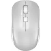 Мышь A4Tech Fstyler FB26CS Air2 серебристый/белый оптическая 2000dpi silent беспров. BT/Radio USB для ноутбука 4but (FB26CS AIR2 ICY WHITE)