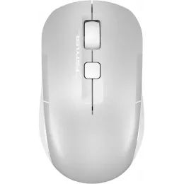 Мышь A4Tech Fstyler FB26CS Air2 серебристый/белый оптическая 2000dpi silent беспров. BT/Radio USB для ноутбука 4but (FB26CS AIR2 ICY WHITE)