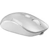 Мышь A4Tech Fstyler FB26CS Air2 серебристый/белый оптическая 2000dpi silent беспров. BT/Radio USB для ноутбука 4but (FB26CS AIR2 ICY WHITE)