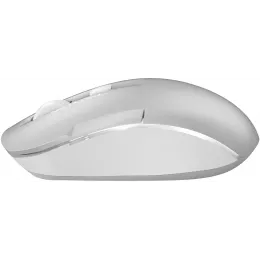 Мышь A4Tech Fstyler FB26CS Air2 серебристый/белый оптическая 2000dpi silent беспров. BT/Radio USB для ноутбука 4but (FB26CS AIR2 ICY WHITE)