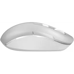 Мышь A4Tech Fstyler FB26CS Air2 серебристый/белый оптическая 2000dpi silent беспров. BT/Radio USB для ноутбука 4but (FB26CS AIR2 ICY WHITE)