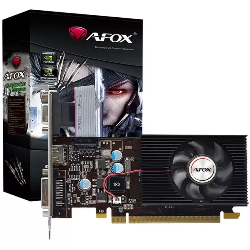 Видеокарта Afox PCI-E 2.0 AF210-512D3L3-V2 NVIDIA G210 512Mb 64bit DDR3 550/1600 DVIx1 HDMIx1 CRTx1 HDCP Ret low profile