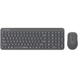 Клавиатура + мышь A4Tech Fstyler FG3300 Air2 клав:серый мышь:серый USB беспроводная slim Multimedia