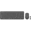 Клавиатура + мышь A4Tech Fstyler FG3300 Air2 клав:серый мышь:серый USB беспроводная slim Multimedia