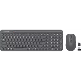 Клавиатура + мышь A4Tech Fstyler FG3300 Air2 клав:серый мышь:серый USB беспроводная slim Multimedia