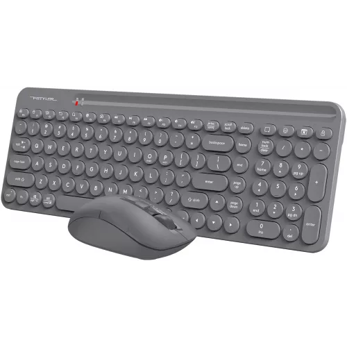 Клавиатура + мышь A4Tech Fstyler FG3300 Air2 клав:серый мышь:серый USB беспроводная slim Multimedia