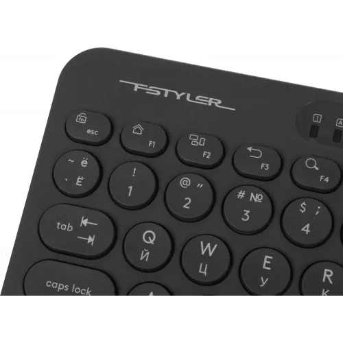 Клавиатура + мышь A4Tech Fstyler FG3300 Air2 клав:серый мышь:серый USB беспроводная slim Multimedia