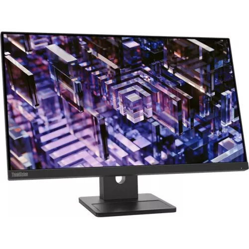 Монитор Lenovo 23.8" ThinkVision E24q-30 черный IPS LED 4ms 16:9 HDMI M/M матовая HAS Piv 1300:1 300cd 178гр/178гр 2560x1440 100Hz DP 2K 5.05кг