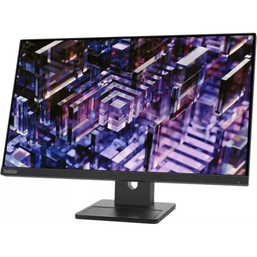 Монитор Lenovo 23.8" ThinkVision E24q-30 черный IPS LED 4ms 16:9 HDMI M/M матовая HAS Piv 1300:1 300cd 178гр/178гр 2560x1440 100Hz DP 2K 5.05кг