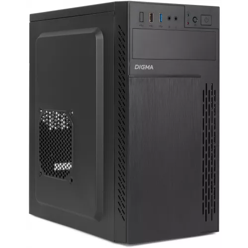 Корпус Digma DCC-MN301 черный без БП mATX 1x80mm 2x120mm 1xUSB2.0 1xUSB3.0 audio