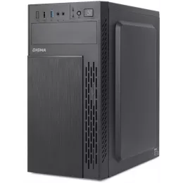 Корпус Digma DCC-MN301 черный без БП mATX 1x80mm 2x120mm 1xUSB2.0 1xUSB3.0 audio