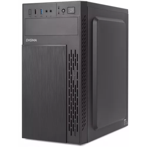 Корпус Digma DCC-MN301 черный без БП mATX 1x80mm 2x120mm 1xUSB2.0 1xUSB3.0 audio
