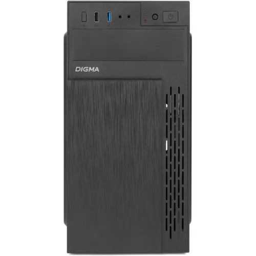 Корпус Digma DCC-MN301 черный без БП mATX 1x80mm 2x120mm 1xUSB2.0 1xUSB3.0 audio