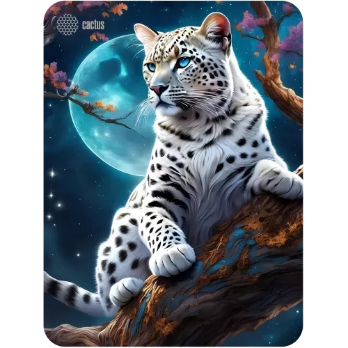 Коврик для мыши Cactus Snow Leopard рисунок 400x300x3мм (CS-MP-PRO16XL)