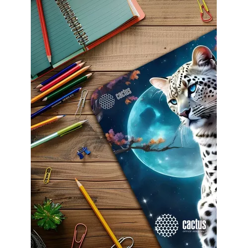 Коврик для мыши Cactus Snow Leopard рисунок 400x300x3мм (CS-MP-PRO16XL)