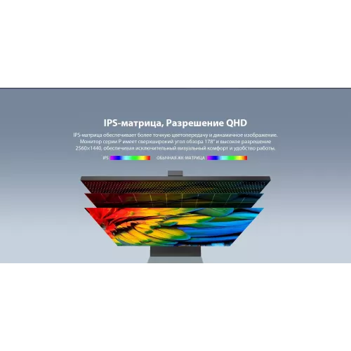 Монитор Dahua 31.5" LM32-P301A черный IPS LED 4ms 16:9 HDMI матовая HAS Piv 1200:1 350cd 178гр/178гр 2560x1440 75Hz DP 2K USB 7.7кг