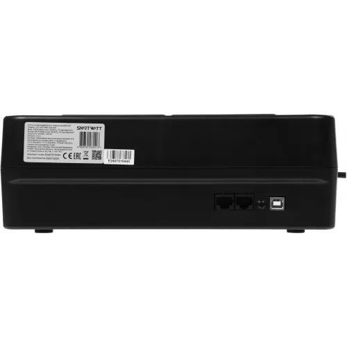 Источник бесперебойного питания Smartwatt Safe Pro LCD 360Вт 600ВА черный