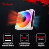 Вентилятор для корпуса Bloody BD-CF120ARGB5 LCD ARGB 120х120x25 белый 4-pin 26дБ (BD-CF120ARGB5-WH) Ret