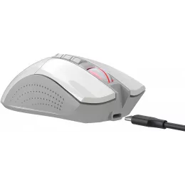 Мышь A4Tech Bloody R90 Plus белый оптическая 5000dpi беспров. USB 7but (R90 PLUS GREUISH WHITE)