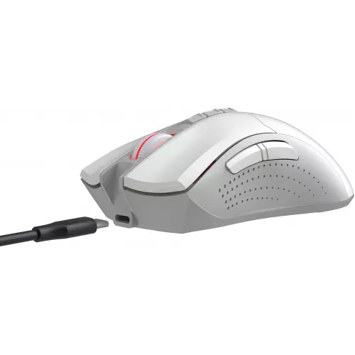 Мышь A4Tech Bloody R90 Plus белый оптическая 5000dpi беспров. USB 7but (R90 PLUS GREUISH WHITE)