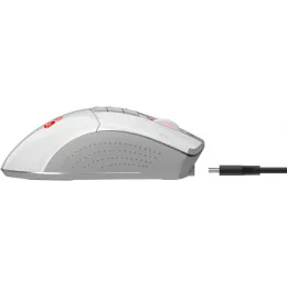 Мышь A4Tech Bloody R90 Plus белый оптическая 5000dpi беспров. USB 7but (R90 PLUS GREUISH WHITE)