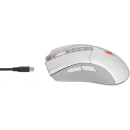 Мышь A4Tech Bloody R90 Plus белый оптическая 5000dpi беспров. USB 7but (R90 PLUS GREUISH WHITE)