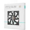Вентилятор для корпуса Deepcool FT12 Slim 120х120x15 черный 4-pin 25.6дБ (R-FT12SLIM-BKWPN1-G) Ret