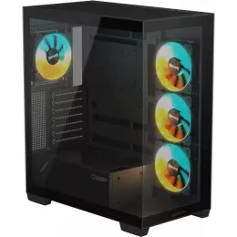 Корпус Gigabyte GB-C500P ST черный без БП ATX 6x120mm 3x140mm 2xUSB3.0 audio bott PSU
