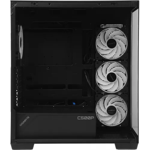 Корпус Gigabyte GB-C500P ST черный без БП ATX 6x120mm 3x140mm 2xUSB3.0 audio bott PSU