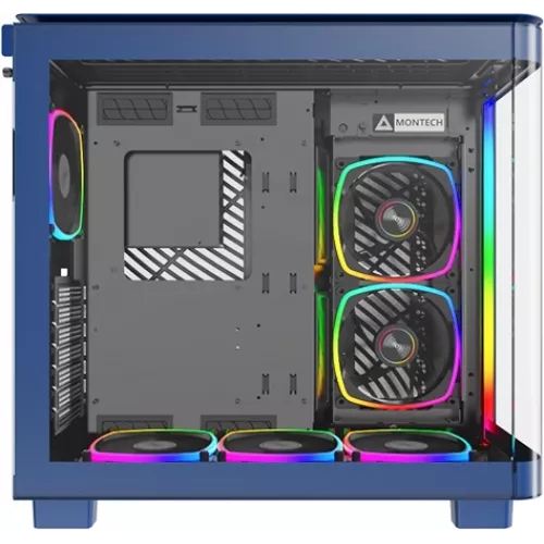 Корпус Montech King 95 Pro голубой без БП ATX 7x120mm 2x140mm 2xUSB3.0 audio bott PSU