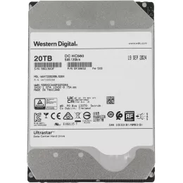 Жесткий диск WD SAS 3.0 20TB 0F38652 WUH722020BL5204 Server Ultrastar DC HC560 512E (7200rpm) 512Mb 3.5"