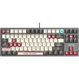 Клавиатура A4Tech S87 Pixels механическая серый/белый USB for gamer LED кабель 1.8м