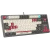 Клавиатура A4Tech S87 Pixels механическая серый/белый USB for gamer LED кабель 1.8м