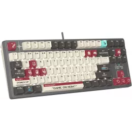 Клавиатура A4Tech S87 Pixels механическая серый/белый USB for gamer LED кабель 1.8м