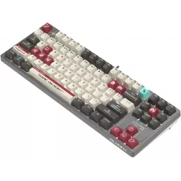 Клавиатура A4Tech S87 Pixels механическая серый/белый USB for gamer LED кабель 1.8м