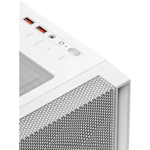 Корпус PcCooler C3D510 WH ARGB белый без БП ATX 5x120mm 5x140mm 2xUSB3.0 audio bott PSU