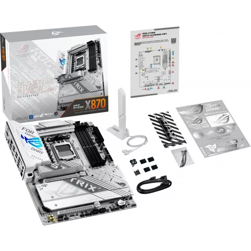 Материнская плата Asus ROG STRIX X870-A GAMING WIFI Socket AM5 AMD X870 4xDDR5 ATX AC`97 8ch(7.1) 2.5Gg RAID+HDMI+DP