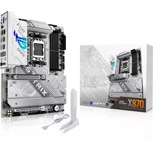 Материнская плата Asus ROG STRIX X870-A GAMING WIFI Socket AM5 AMD X870 4xDDR5 ATX AC`97 8ch(7.1) 2.5Gg RAID+HDMI+DP