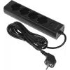 Сетевой фильтр Philips CHP2145BB/51 3м (4 розетки) черный (коробка)