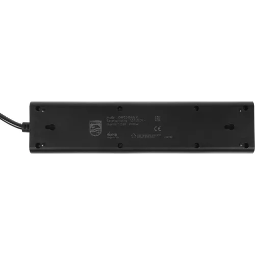 Сетевой фильтр Philips CHP2145BB/51 3м (4 розетки) черный (коробка)