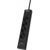 Сетевой фильтр Philips CHP8246BA/51 2м (4 розетки) черный (коробка)