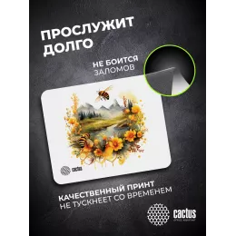 Коврик для мыши Cactus Honeybee 220x180x2мм (CS-MP-P09XS)