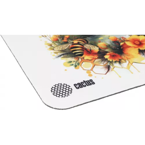 Коврик для мыши Cactus Honeybee 220x180x2мм (CS-MP-P09XS)