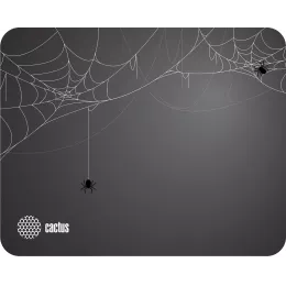 Коврик для мыши Cactus Spider gray черный 250x200x3мм (CS-MP-D13S)