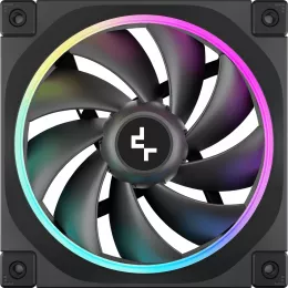 Вентилятор для корпуса Deepcool FL12 ARGB 120х120x25 черный 4-pin 32дБ (R-FL12-BKAPN1-G) Ret