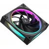 Вентилятор для корпуса Deepcool FL12 ARGB 120х120x25 черный 4-pin 32дБ (R-FL12-BKAPN1-G) Ret