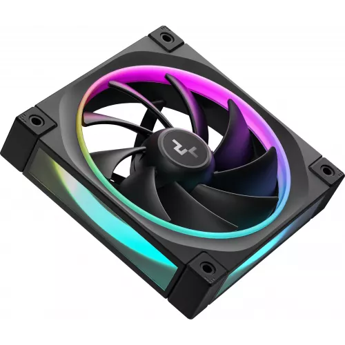 Вентилятор для корпуса Deepcool FL12 ARGB 120х120x25 черный 4-pin 32дБ (R-FL12-BKAPN1-G) Ret