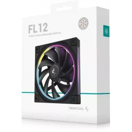 Вентилятор для корпуса Deepcool FL12 ARGB 120х120x25 черный 4-pin 32дБ (R-FL12-BKAPN1-G) Ret