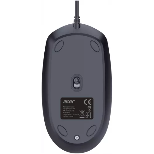 Клавиатура + мышь Acer OCC400 клав:черный мышь:черный USB (ZL.ACCCC.015)